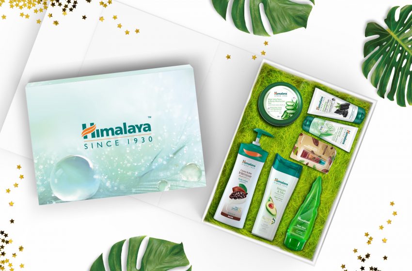  Festive gift box of everyday essentials with Himalaya