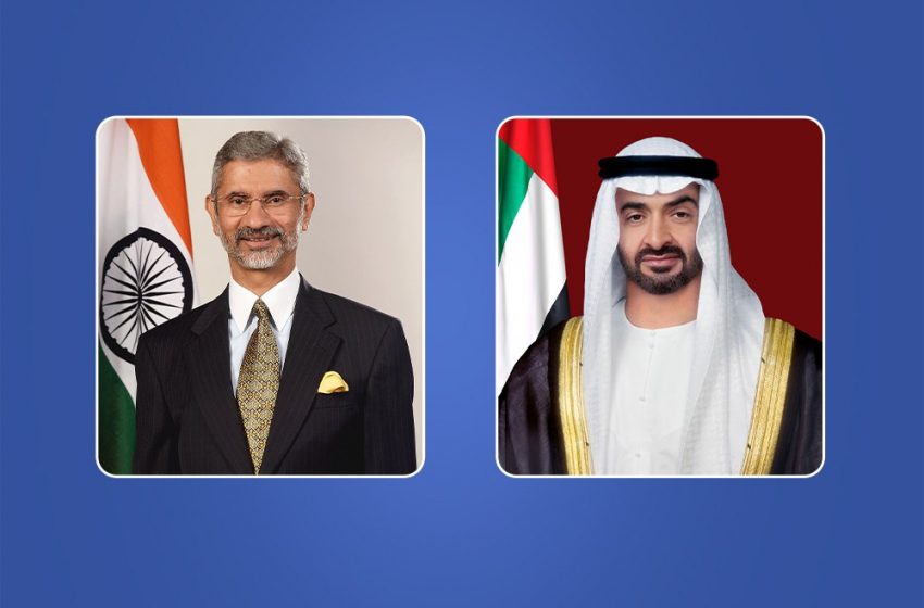  Mohamed bin Zayed receives Indian Minister of External Affairs