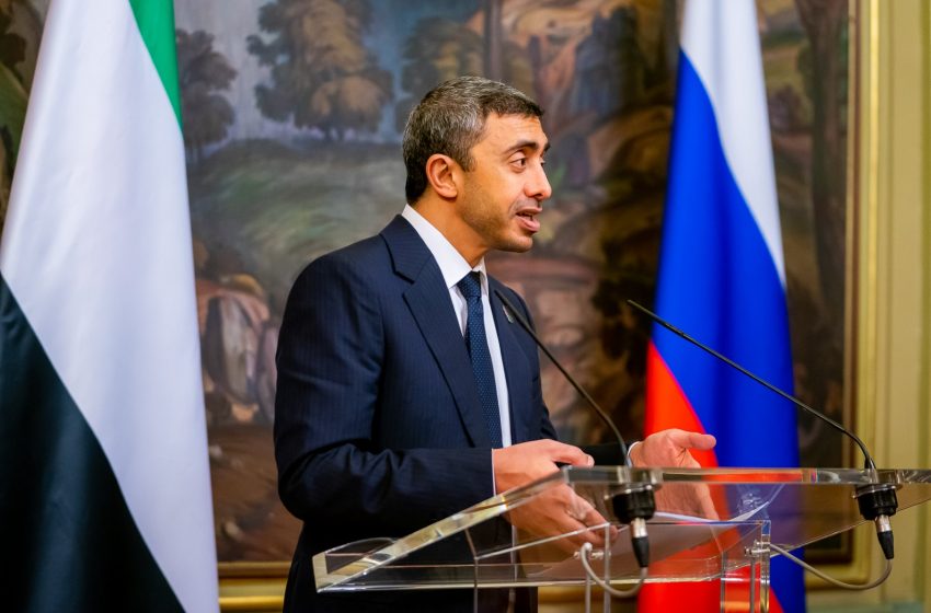  UAE, Russia share comprehensive strategic ties: Abdullah bin Zayed