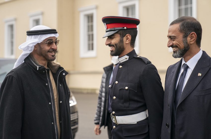  Mohamed bin Zayed attends graduation of Zayed bin Mohamed, other Emirati cadets at Sandhurst