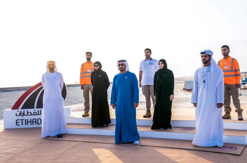  Hamdan bin Zayed inaugurates track laying works across Al Dhafrah region