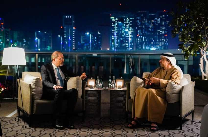  Abdullah bin Zayed, Jordanian FM review latest regional developments, common challenges