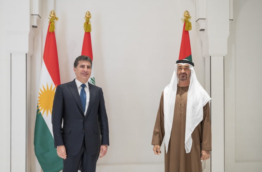  Mohamed bin Zayed receives President of Iraq’s Kurdistan Region