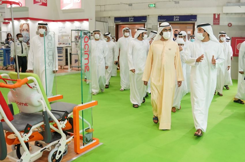  Mohammed bin Rashid visits Arab Health Exhibition 2021