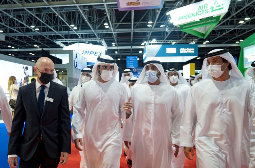  Hamdan bin Mohammed opens Gastech 2021 Exhibition and Conference