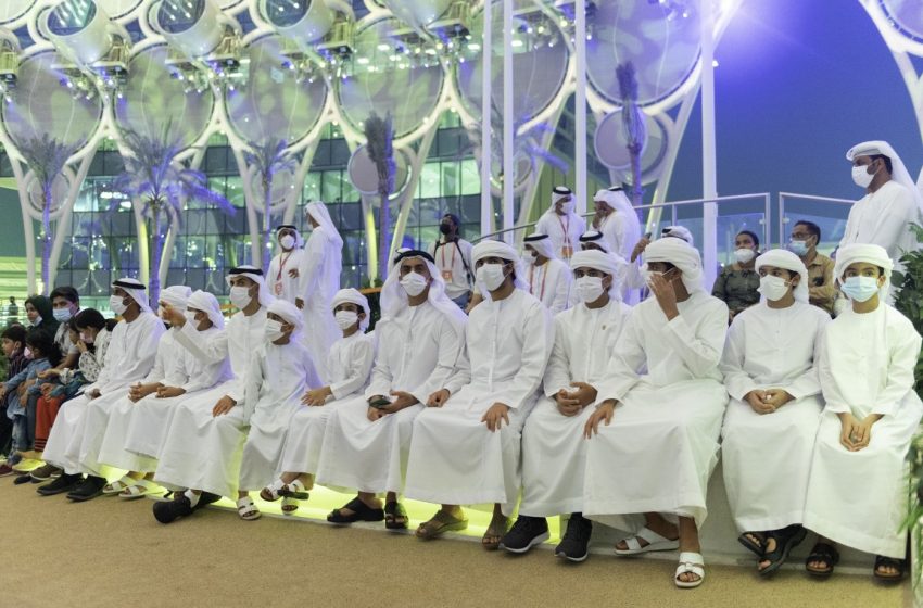  Saif, Khalid bin Zayed tour Expo 2020 Dubai