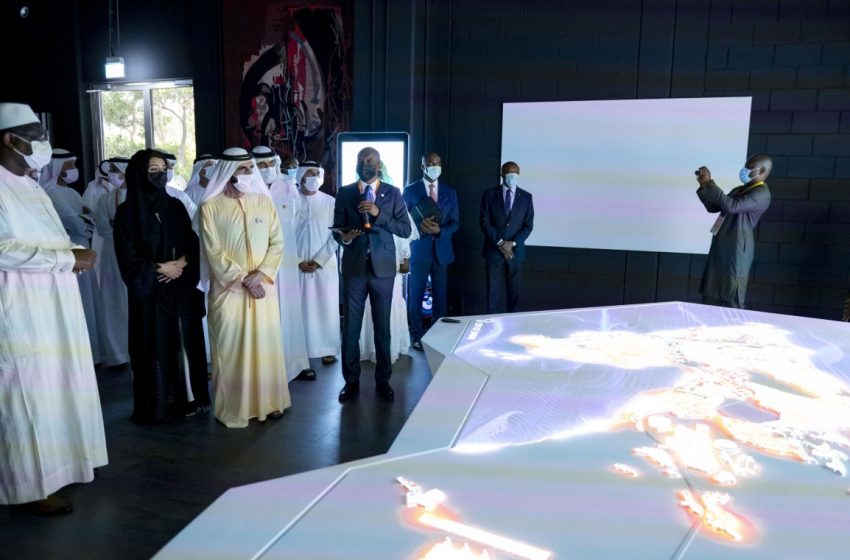  Mohammed bin Rashid meets with Presidents of Senegal and Sierra Leone at Expo 2020 Dubai