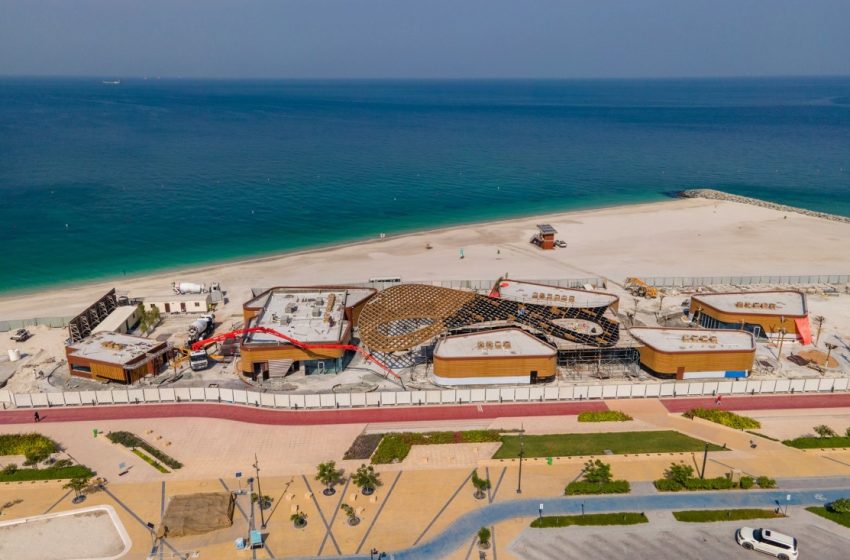  Construction progress at Shurooq’s Al Hira Beach project hits 90 percent