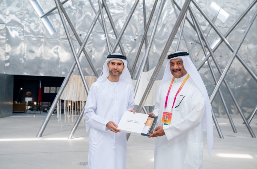  Mohamed bin Hadi Al Hussaini visits pavilion of Bahrain at Expo 2020 Dubai