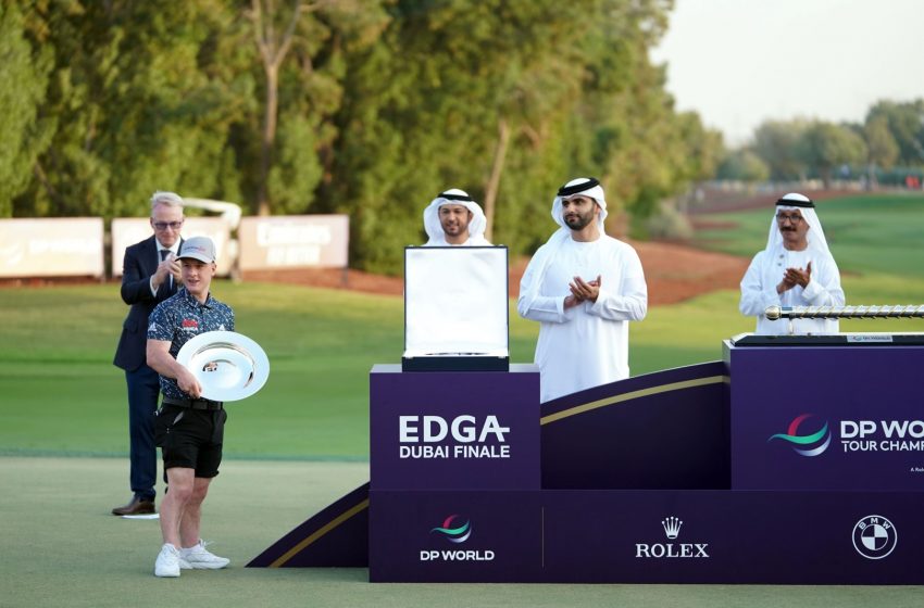 Mansoor bin Mohammed crowns winner of DP World Tour Championship Dubai