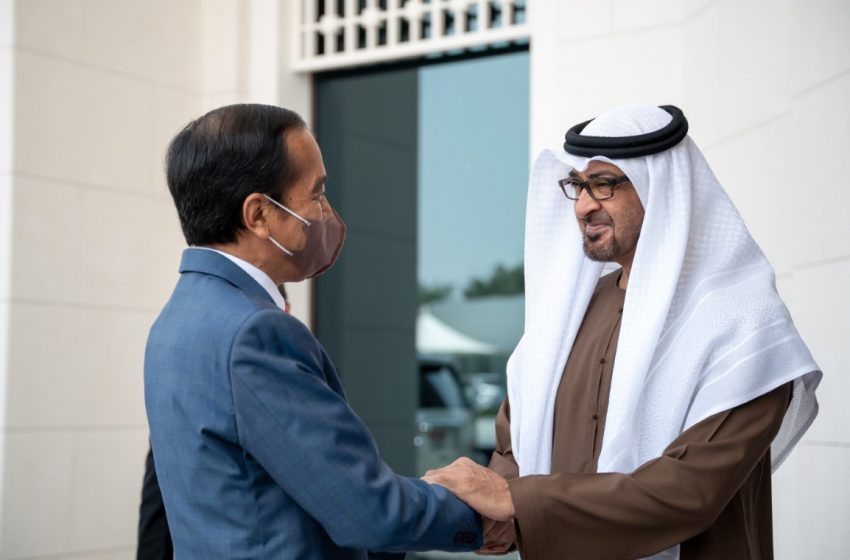  Mohamed bin Zayed receives Indonesian President
