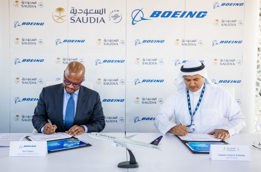  SAUDIA enhances fleet with suite of Boeing services