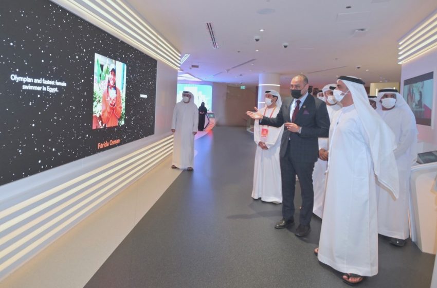  Saif bin Zayed visits Egypt Pavilion at Expo 2020 Dubai