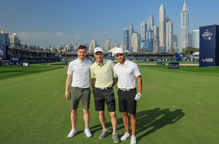  Premier League stars revel in tackling immaculate Majlis Course ahead of Dubai Desert Classic