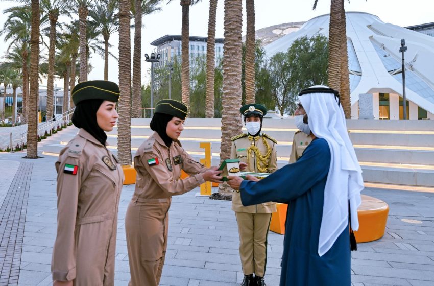  Mohammed bin Rashid attends graduation ceremony of 706 police cadets at Expo 2020 Dubai