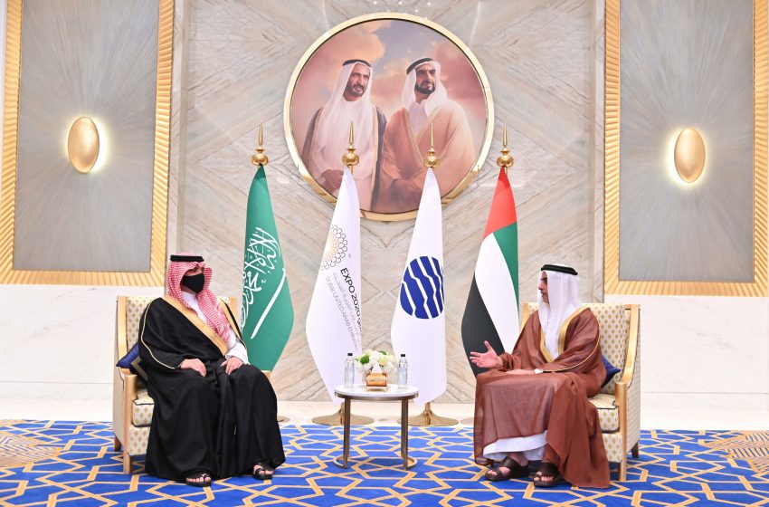  Saif bin Zayed meets Saudi Minister of Interior at Expo 2020 Dubai