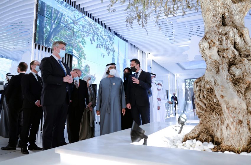  Mohammed bin Rashid meets with Vice President of Dominican Republic, Croatian Prime Minister at Expo 2020 Dubai