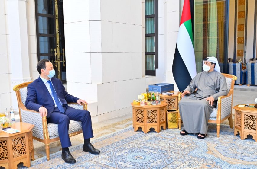  Mansour bin Zayed received Kyrgyzstan FM