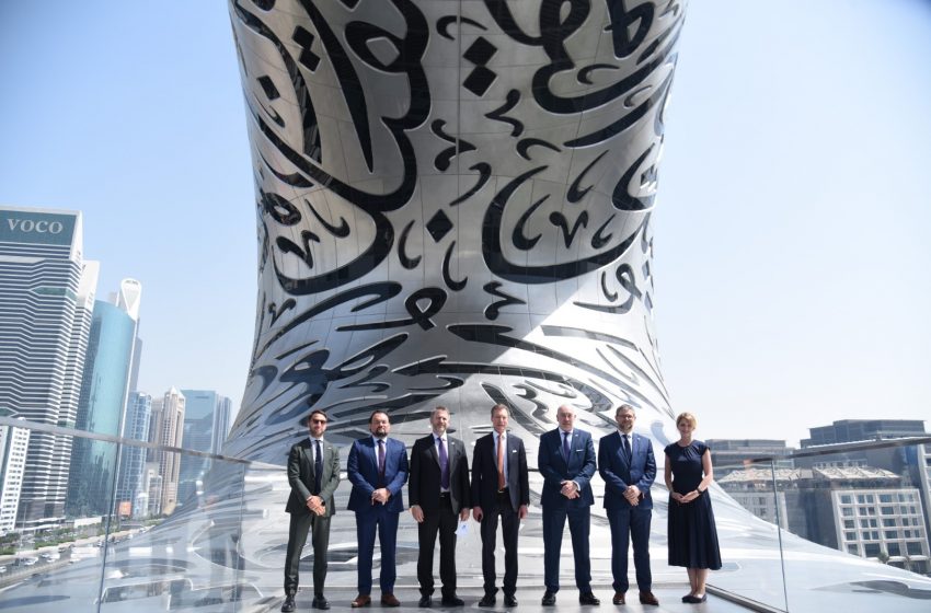  Duke of Luxembourg visits Museum of the Future in Dubai