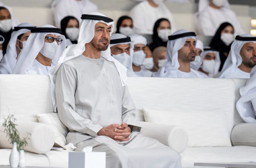 Mohamed bin Zayed attends Ramadan lecture on solving global challenges through innovation at Majlis Mohamed bin Zayed