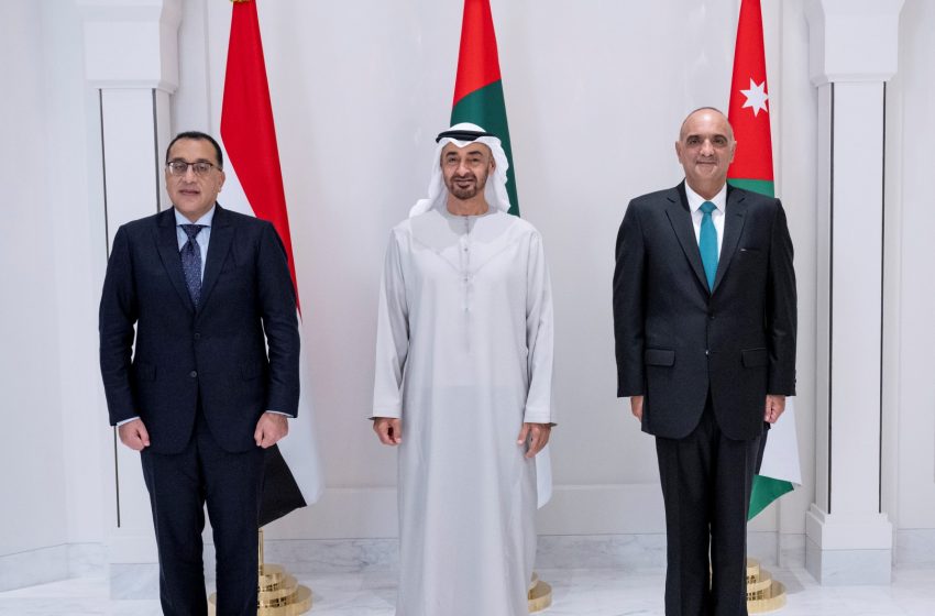  UAE President receives Jordanian and Egyptian PMs