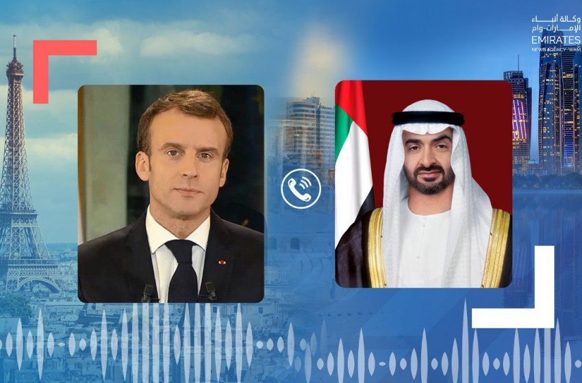  Mohamed bin Zayed congratulates President of France on re-election