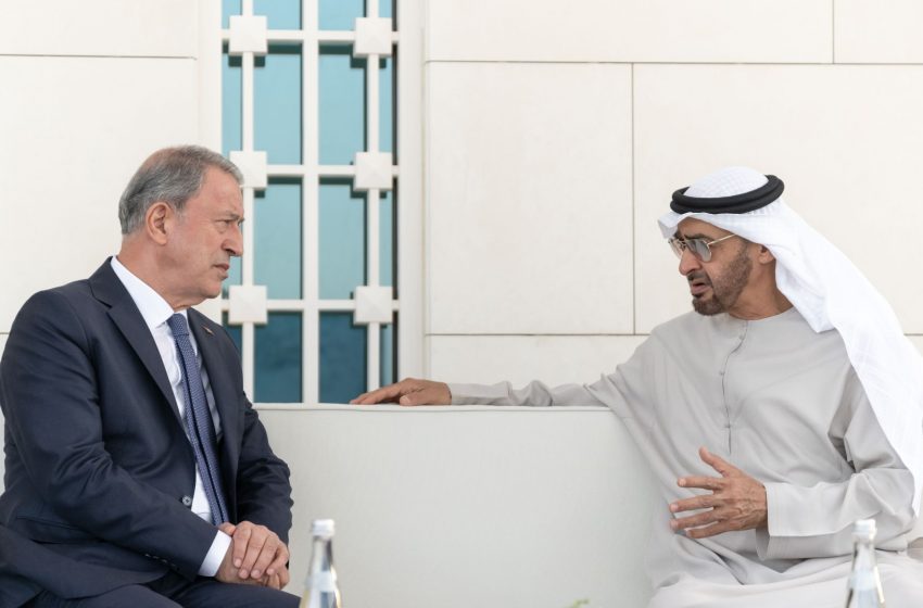  UAE President receives Turkish Minister of Defense
