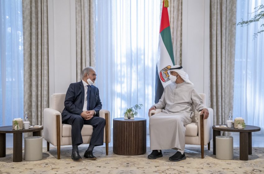  AE President receives condolences of Khalifa Haftar