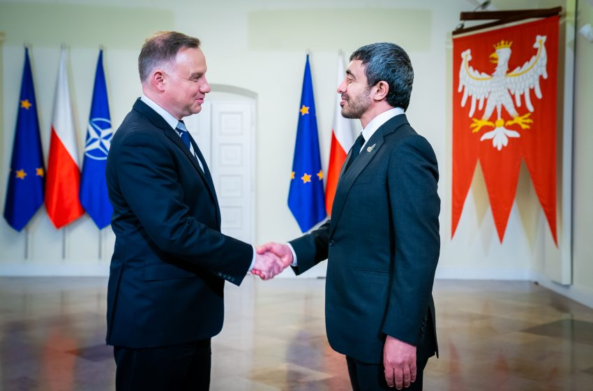  President of Poland receives UAE Foreign Minister