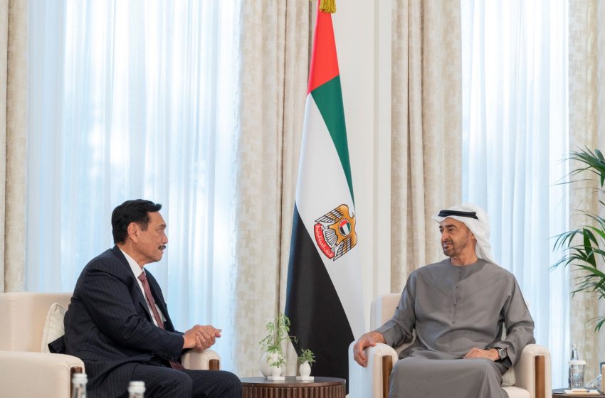  UAE president receives Indonesian Minister of Maritime Affairs