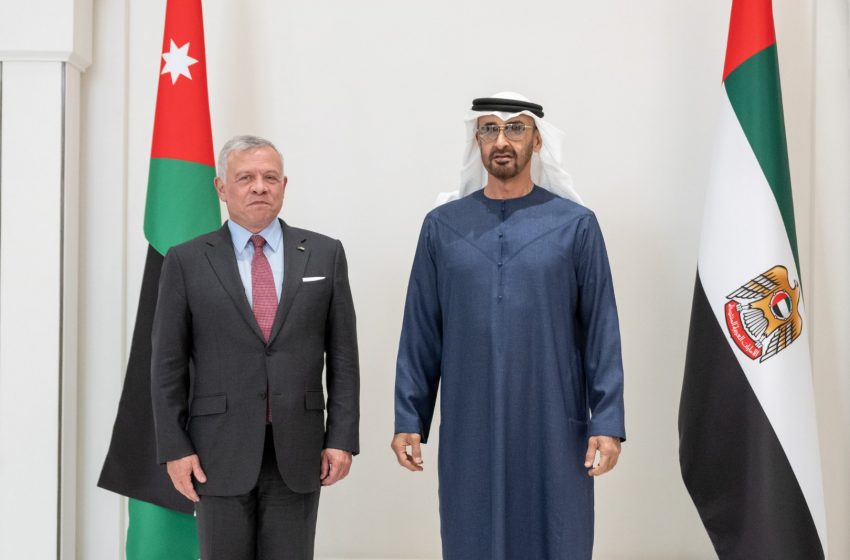  AE President, King of Jordan discuss brotherly relations, cooperation and joint action