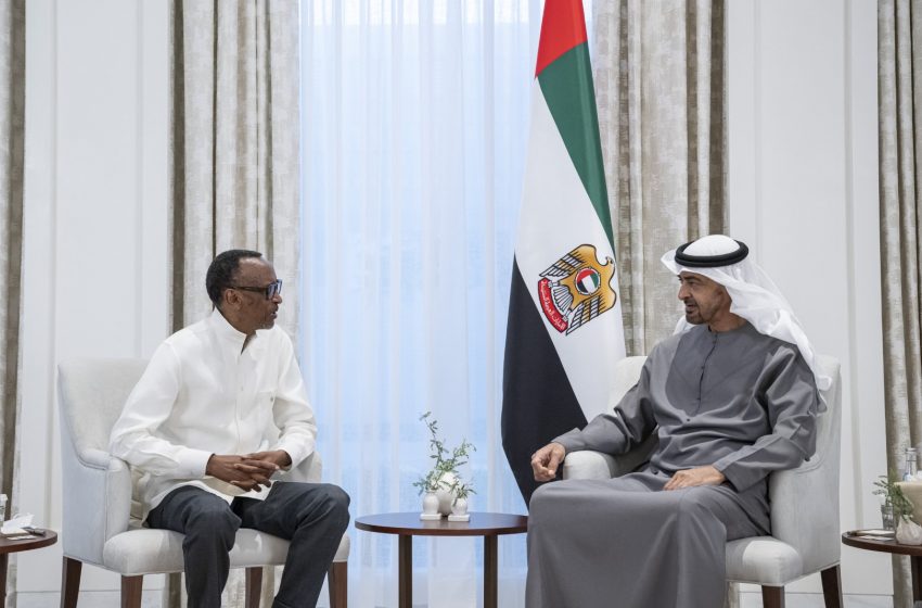 UAE President receives President of Rwanda