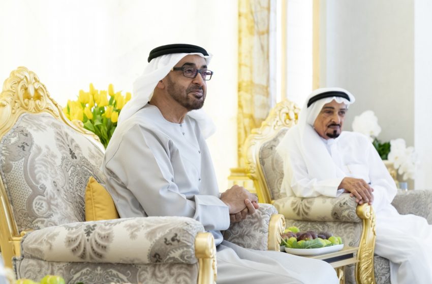  UAE President meets Ruler of Ajman