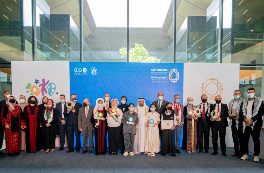  Sharjah Ruler attends honouring ceremony of ICCROM Award winners