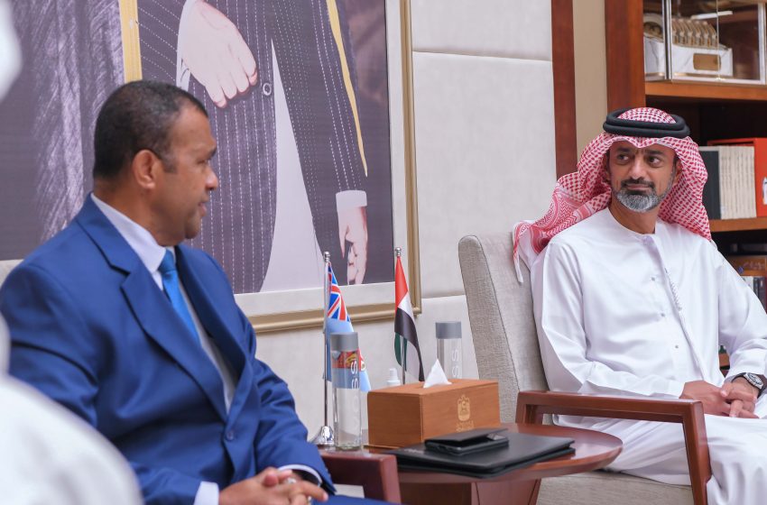  Ajman Crown Prince receives Ambassador of Fiji