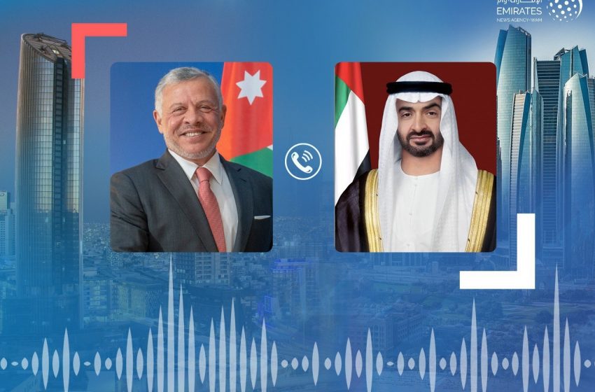  UAE President congratulates King of Jordan on engagement of Prince Al Hussein bin Abdullah II