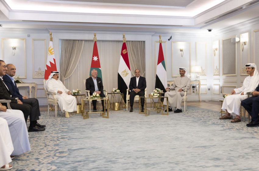  UAE President attends fraternal consultative ‘Al Alameim Meeting’ in Egypt