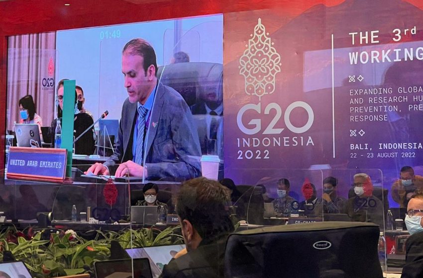  UAE takes part in 3rd G20 Health Working Group in Indonesia