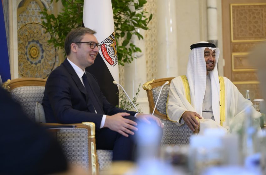  UAE President, Serbian President witness announcement of UAE-Serbia comprehensive strategic partnership, agreement signings