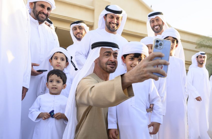 UAE President visits Ahmed bin Sultan Al Mansouri