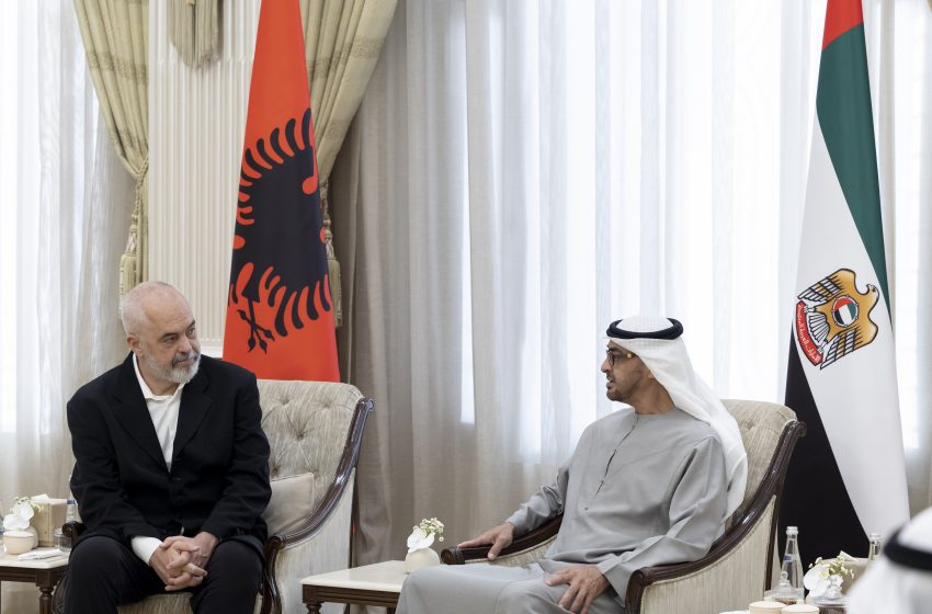  UAE President receives Albanian PM