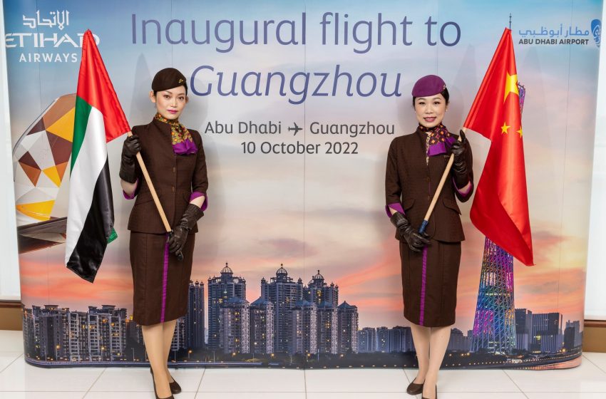  Etihad Airways launches inaugural flight to China’s Guangzhou