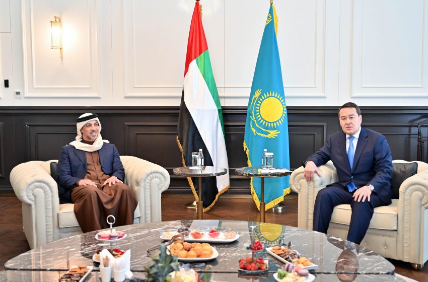  Mansour bin Zayed meets Prime Minister of Kazakhstan