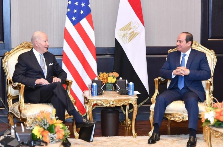  El Sisi receives Biden in Sharm El-Sheikh