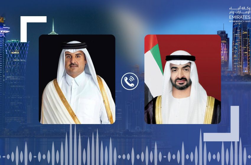  UAE President Congratulates Emir of Qatar on Start of World Cup