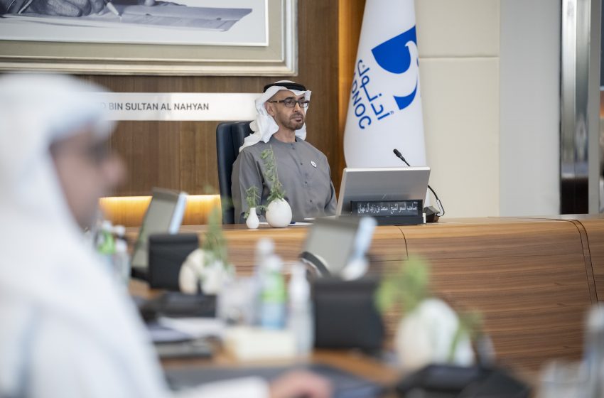  UAE President chairs ADNOC Board of Directors meeting