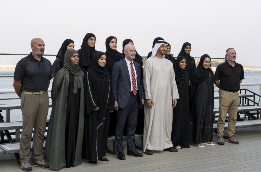  UAE President receives UAE Armed Forces Women’s Climbing Team