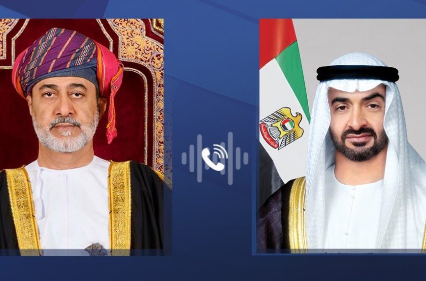  The Head of State and the Sultan of Oman exchanged greetings on the occasion of Eid Al-Fitr