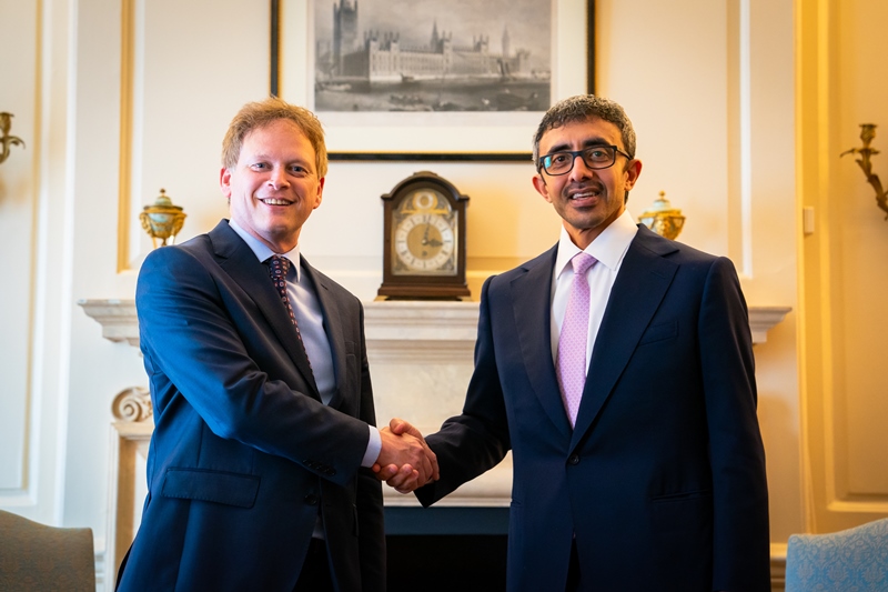  Abdullah bin Zayed meets UK Secretary of State for Energy Security