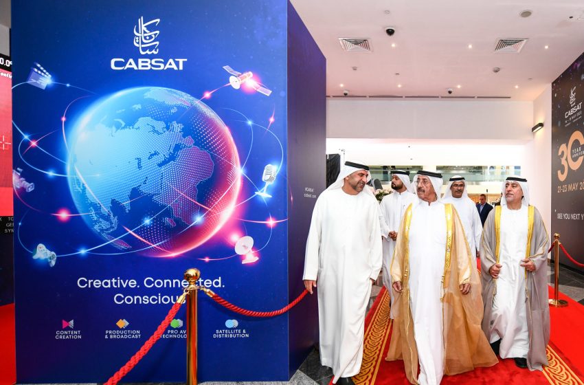  Hasher bin Maktoum officially opens CABSAT 2023 and Integrate Middle East 2023